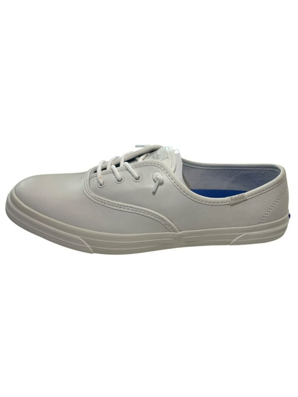 Keds Champ3 White Leather Slip-On Comfy Sneakers Women's Size 8 WIDE NWOB